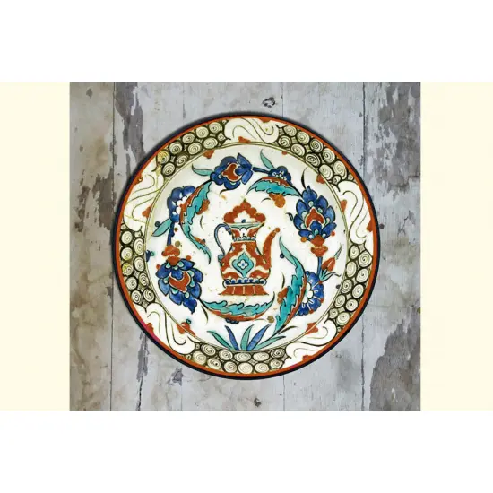 सजावट ❦ Hand Painted Turkish Wall Plate ❦ 2