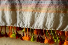 Envoy of Rainbows ~ handwoven stole IX