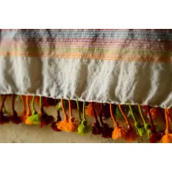 Envoy of Rainbows ~ handwoven stole IX