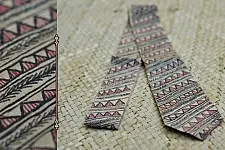 Madhuban ❁ Madhubani Tussar Silk Tie ❁ 16 ❁