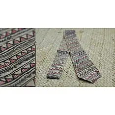 Madhuban ❁ Madhubani Tussar Silk Tie ❁ 16 ❁
