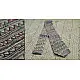 madhubani tussar silk tie hand painted traditional mithila folk art fish geometric border motif formal necktie gaatha
