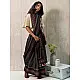 नीलाम्बरी ✤ Handblock Printed . Natural Dyed ✤ Cotton Saree ✤ 26