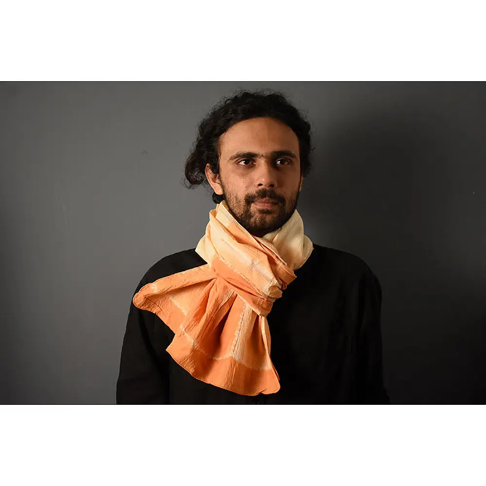 64 Square ♢ Clamp Dyed Cotton Stole ♢ 6