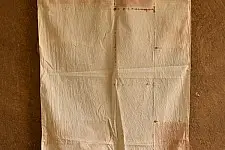 64 Square ♢ Clamp Dyed Cotton Stole ♢ 13