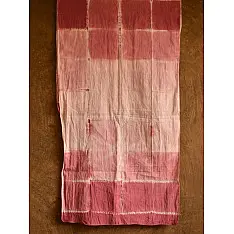 64 Square ♢ Clamp Dyed Cotton Stole ♢ 16