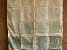 64 Square ♢ Clamp Dyed Tabby Silk Scarf ♢ 18