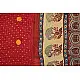 शिशिर ❀ Gajji Silk Ajrakh Bandhani Saree ❀ A