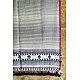 Handwoven kala cotton bhujodi weaving stoles from kutch