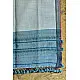 Handwoven kala cotton bhujodi weaving stoles from kutch