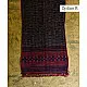Handwoven kala cotton bhujodi weaving stoles from kutch