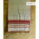 Handwoven kala cotton bhujodi weaving stoles from kutch