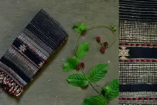 Beyond The Basics ✜ Handwoven Bhujodi Cotton & Tussar Silk Stole ✜ 19A