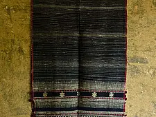 Beyond The Basics ✜ Handwoven Bhujodi Cotton & Tussar Silk Stole ✜ 19A