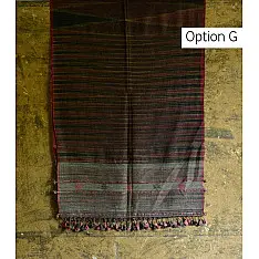 Beyond The Basics ✜ Handwoven Bhujodi Cotton & Tussar Silk Stole (Three Options) ✜ 20G