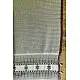 Handwoven Cotton Silk  bhujodi weaving stoles from kutch