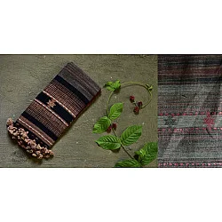 Beyond The Basics ✜ Handwoven Bhujodi Cotton & Tussar Silk Stole (Three Options) ✜ 20G