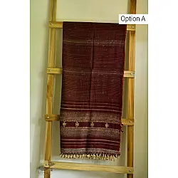 Breezy Mangroves ❧ Handwoven Bhujodi Cotton Tussar Silk Dupatta (Three Options) ☙ 8