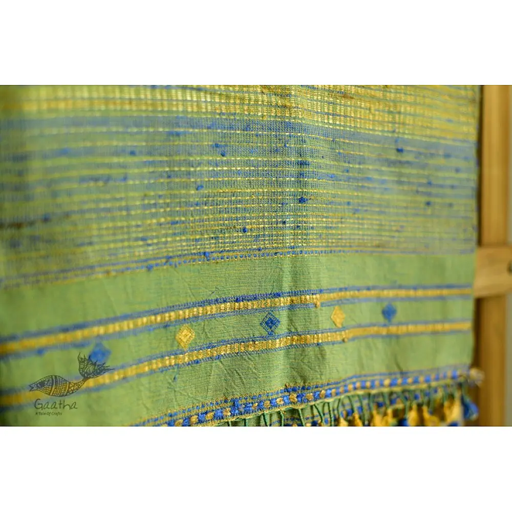 shop online Bhujodi Cotton Tussar Silk Dupatta  11
