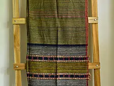 Breezy Mangroves ❧ Handwoven Bhujodi Cotton Tussar Silk Dupatta (Two Options) ☙ 14AB