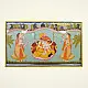 shop Miniature Painting - Ganesha With Riddhi Siddhi