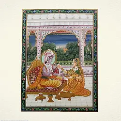 Miniature Painting | Rukmini Krishna