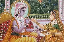 Miniature Painting | Rukmini Krishna