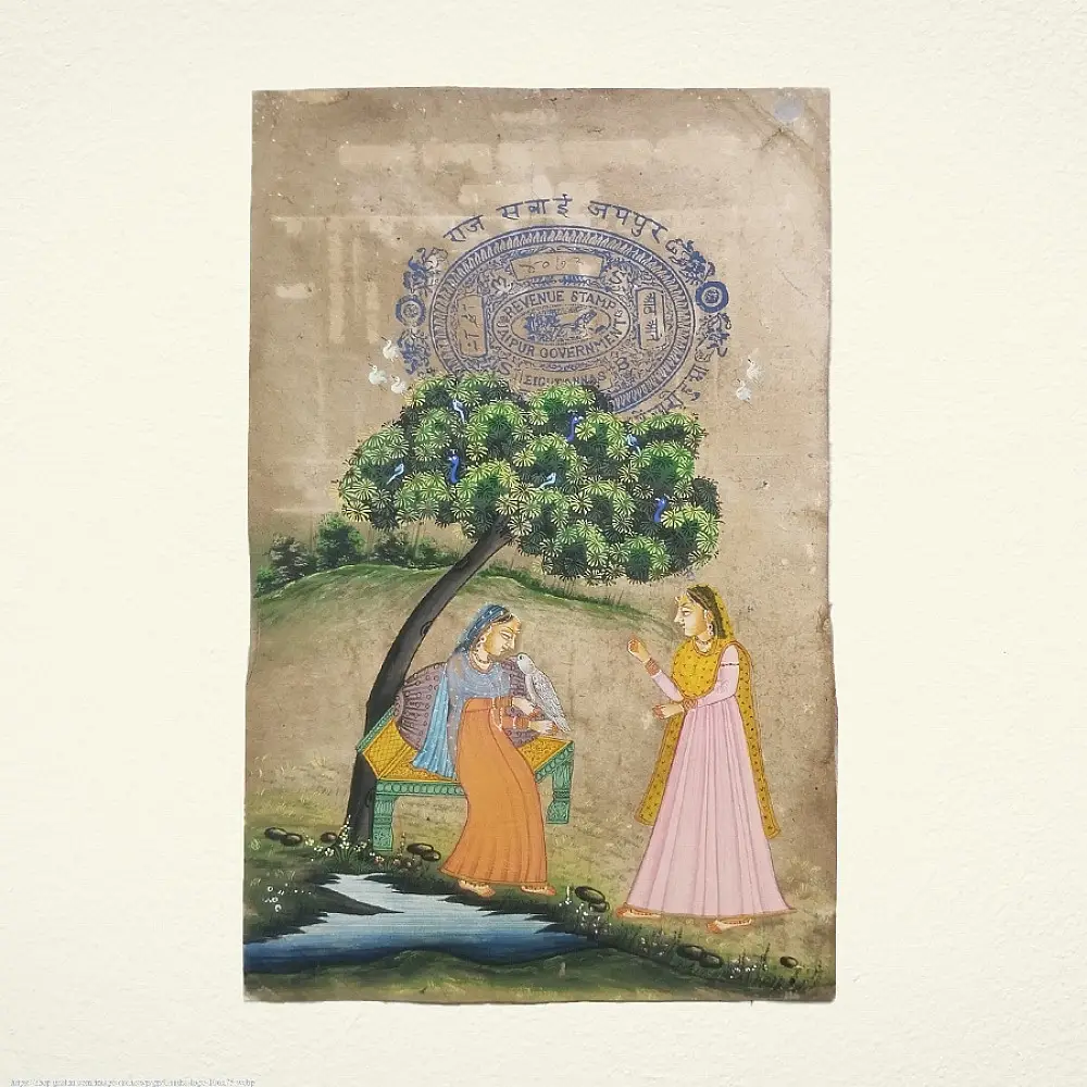 shop Miniature Painting - Sakhi