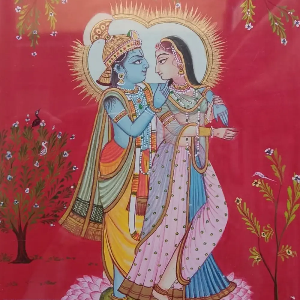 shop Miniature Painting - Radhika Raman