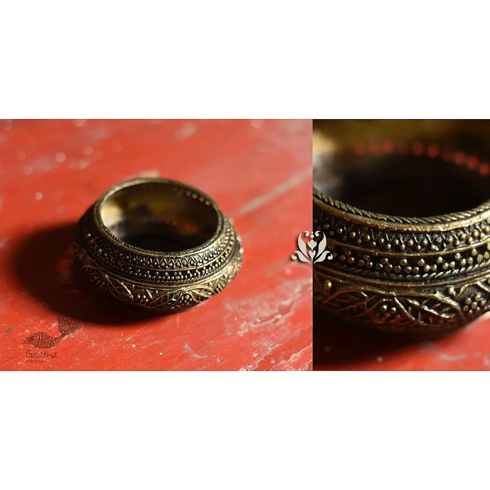 Bell Metal ~ Handcrafted Brass  Ash Tray