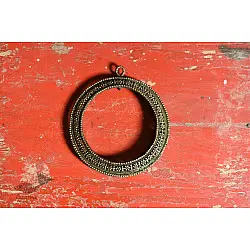 Brassware | Bell Metal ~ Handmade brass Photo Frame - Round