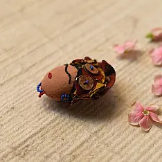 Wearable Art Pieces ✶ Handmade Frida Kahlo Brooch (Two Color Option)