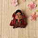 Shop Handcrafted Brooch Pin -Woman of Kutchh Brooch Pin