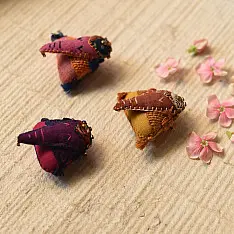 Wearable Art Pieces ✶ Handcrafted Brooch Pin - Gajah ( Single Piece ) - Three Color Options