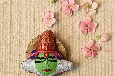Wearable Art Pieces ✶ Handcrafted Brooch Pin - Kathakali