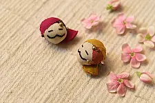 Wearable Art Pieces ✶ Handcrafted Brooch Pin -Indian Turban Man ( Single Piece & Two Color Options)