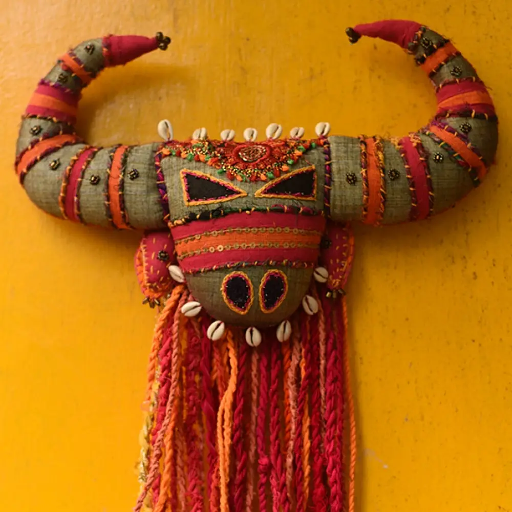 Shop Handcrafted Hanging - Bos Taurus, The Bull Wall Piece