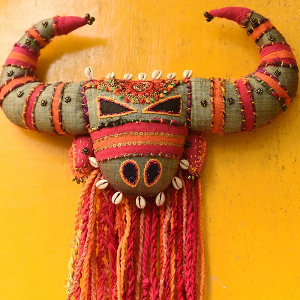 Shop Handcrafted Hanging - Bos Taurus, The Bull Wall Piece