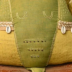 Decor Art Pieces ✶ Handcrafted Cushion - Gajah, The Companion