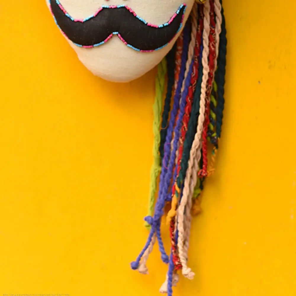 Shop Handcrafted Space Accessories - Maldhari Man Cushion