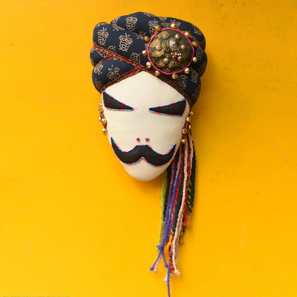Shop Handcrafted Space Accessories - Maldhari Man Cushion