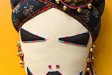 Decor Art Pieces ✶ Handcrafted Space Accessories - Maldhari Man Cushion / Hanging