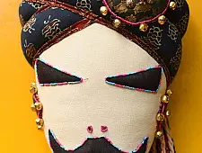 Decor Art Pieces ✶ Handcrafted Space Accessories - Maldhari Man Cushion / Hanging