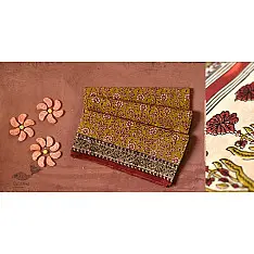 Eshana | Gaamthi Print . Natural Color . Saree |  13