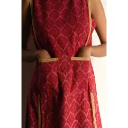 Ikat Handloom Cotton Long Kurti