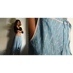 Ikat Handloom Cotton Harem Pant