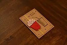 Rakhi ~ Popcorn (Reusable as Fridge Magnet)