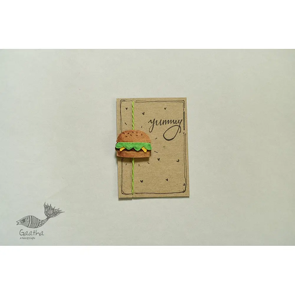 felt Rakhi ~ Burger