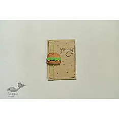 Rakhi ~ Burger (Reusable as Fridge Magnet)