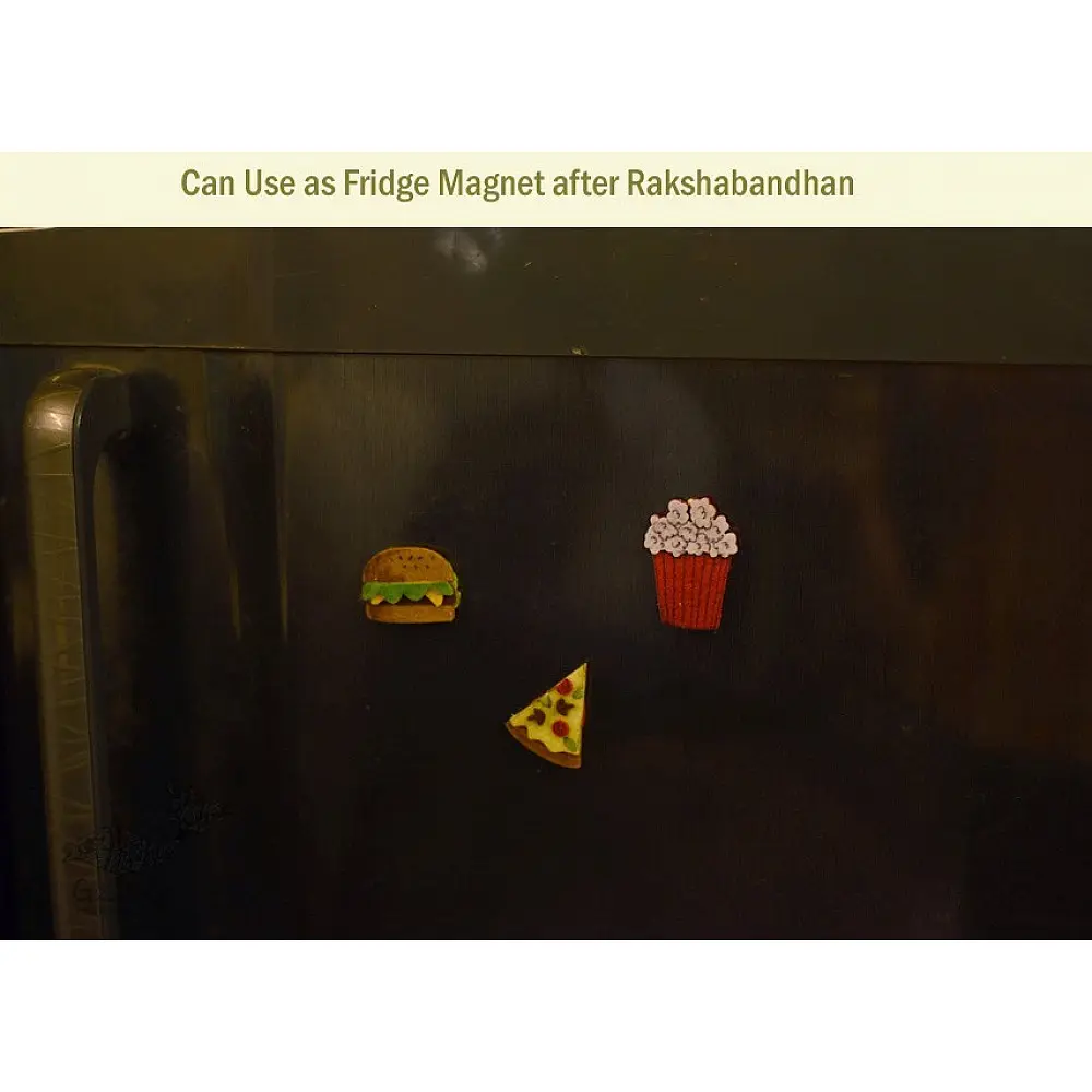 felt Rakhi ~ Burger